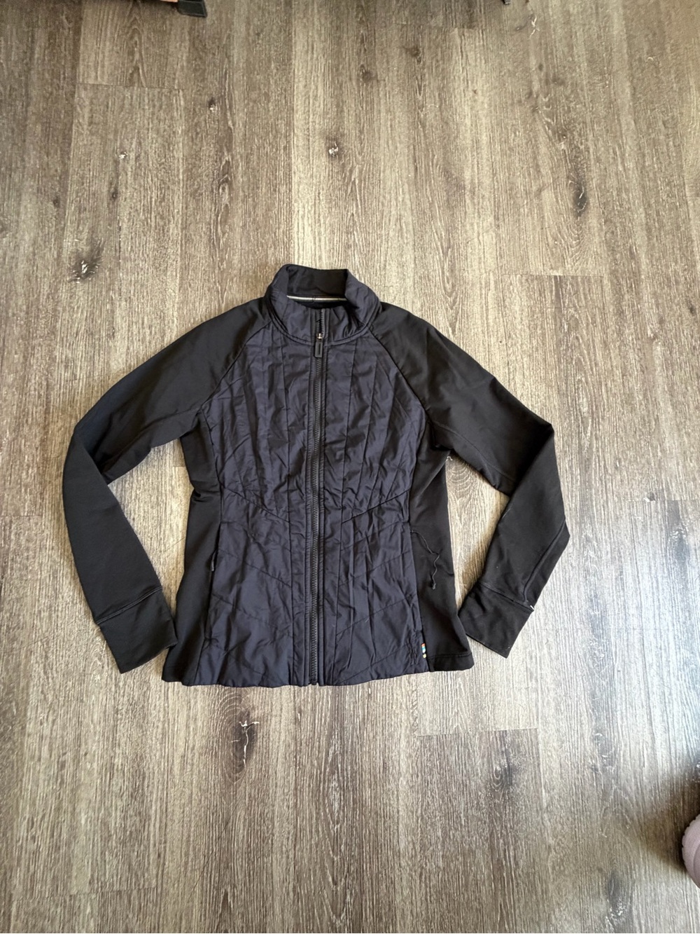 Smartwool Women's Black Quilted Hybrid Jacket